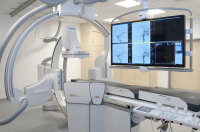 Mit der Anlage für Digitale Subtraktionsangiographie können Kontrastmittel, Zeit und Strahlung gespart werden Mit der Anlage für Digitale Subtraktionsangiographie können Kontrastmittel, Zeit und Strahlung gespart werden