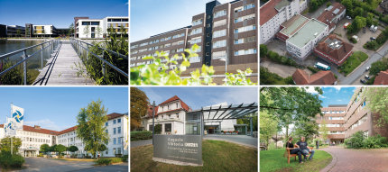 Standorte der Mühlenkreiskliniken Standorte der Mühlenkreiskliniken